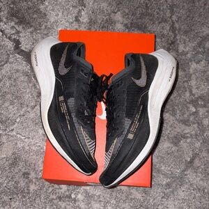 Nike zoomx vaporfly next% 2 Black and White Athletic Sneakers
